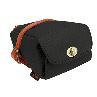 Tourbon Black Canvas Bike Saddle Bag