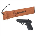Tourbon Shotgun przechowywania karabin pistolet worek skarpetka 52 calowy olej silikonowy traktowane tkaniny dzianiny Orange
